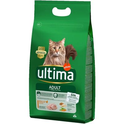 Ração para gatos adultos Ultima frango - Dieta equilibrada - 2,5kg Ração para gatos adultos Ultima frango - Dieta equilibrada - 2,5kg
