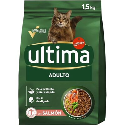Ração para gatos Affinity Ultima salmão e arroz - 4,5kg Ração para gatos Affinity Ultima salmão e arroz - 4,5kg