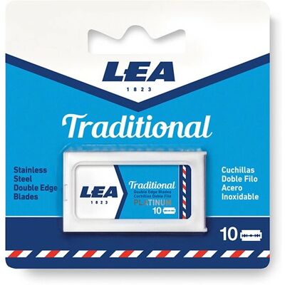 LEA 10-pack Dobbeltkant barberblad for menn LEA 10-pack Dobbeltkant barberblad for menn