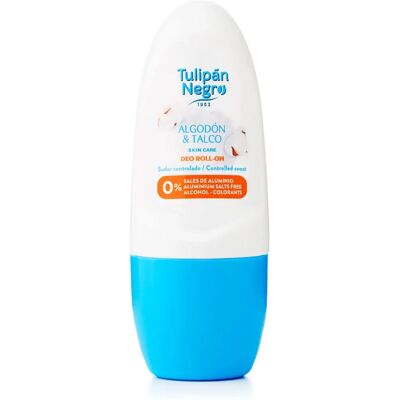 Déodorant Roll-On Tulipán Negro Coton et Talc - Soin du corps - Publicité Déodorant Roll-On Tulipán Negro Coton et Talc - Soin du corps - Publicité