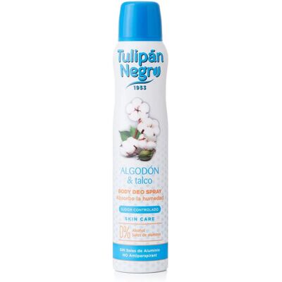 Tulipan Zwart Spray Deodorant Katoen en Talk - Deodorant Spray Tulipan Zwart Spray Deodorant Katoen en Talk - Deodorant Spray