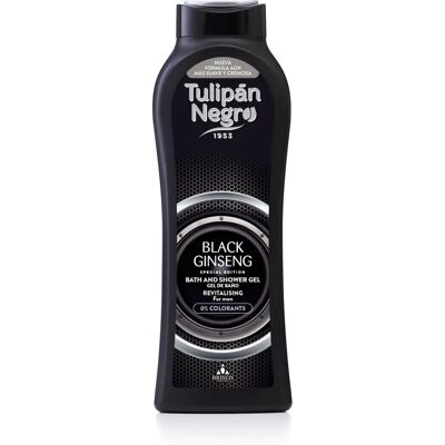 Tulipán Negro - Gel Douche Noir au Ginseng - 720ml - Noir - Gel Douche - Publicité Tulipán Negro - Gel Douche Noir au Ginseng - 720ml - Noir - Gel Douche - Publicité