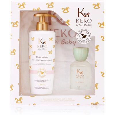 Keko New Baby - Set de Perfume Infantil - Fragancia, Loción, Toalla Keko New Baby - Set de Perfume Infantil - Fragancia, Loción, Toalla