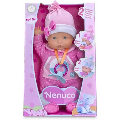 Famosa Nenuco Poupée Rose - Baby Doll - Publicité Famosa Nenuco Poupée Rose - Baby Doll - Publicité