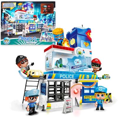 Zestaw Akcji PinyPon Policja - Zestaw 3-poziomowy z Figurkami Zestaw Akcji PinyPon Policja - Zestaw 3-poziomowy z Figurkami