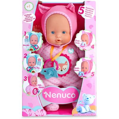 Muñeca Nenuco Soft 5 Funciones Rosa - Muñeca Muñeca Nenuco Soft 5 Funciones Rosa - Muñeca