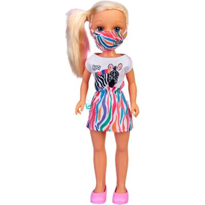 Bambola Nancy Maschera Arcobaleno - Vestito Pesce Pioggia Bambola Nancy Maschera Arcobaleno - Vestito Pesce Pioggia
