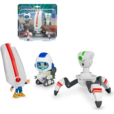 Pinypon Argento Action Figura - Figura d'Azione Pinypon Argento Action Figura - Figura d'Azione