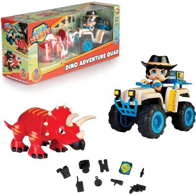 Famosa Action Heroes Quad Avventura Dinosauro Famosa Action Heroes Quad Avventura Dinosauro
