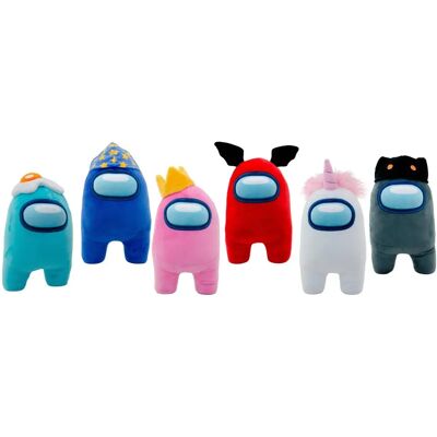 Set de Peluches Among Us - 6 Personnages - Publicité Set de Peluches Among Us - 6 Personnages - Publicité