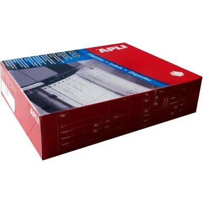 Apli 101.6x36mm White Printer Labels - 500 Sheets Apli 101.6x36mm White Printer Labels - 500 Sheets