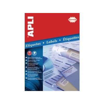 Etichette Trasparenti Apli - Labels & Stamps Etichette Trasparenti Apli - Labels & Stamps