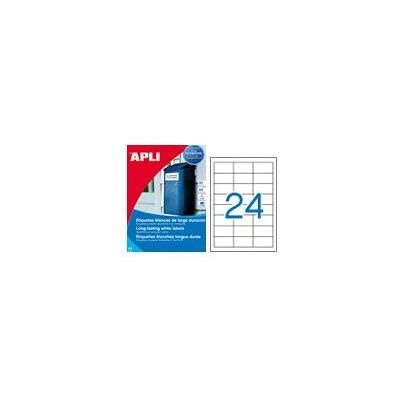 Etichette stampante APLI 01226 - Resistente alle intemperie - 20 fogli Etichette stampante APLI 01226 - Resistente alle intemperie - 20 fogli