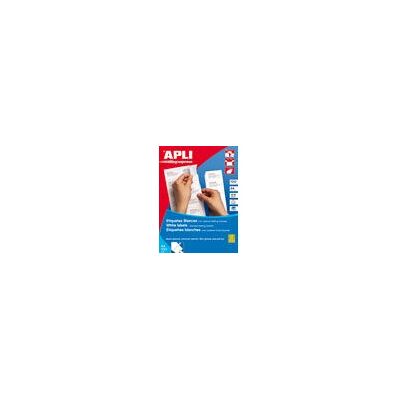 Apli 01274 Étiquettes Blanches - 105 x 37 mm - 100 Feuilles Apli 01274 Étiquettes Blanches - 105 x 37 mm - 100 Feuilles