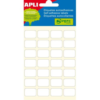 Étiquettes Miniatures Blanches APLI 12x18mm - Étiquettes Étiquettes Miniatures Blanches APLI 12x18mm - Étiquettes
