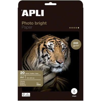 Papier photo brillant Decadry A4 - 20 feuilles Papier photo brillant Decadry A4 - 20 feuilles