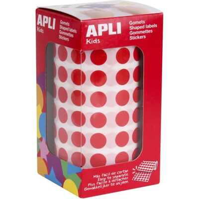 Autocollants Ronds Rouges Petits Apli - 10.5mm - 5192 pcs - Papeterie Autocollants Ronds Rouges Petits Apli - 10.5mm - 5192 pcs - Papeterie