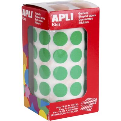 Étiquettes Circulaires Vertes APLI 4858 pour Enfants - Étiquettes Étiquettes Circulaires Vertes APLI 4858 pour Enfants - Étiquettes