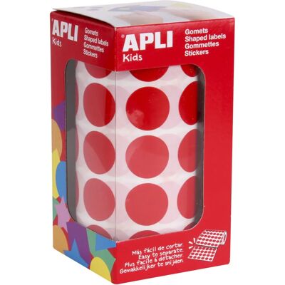 Stickers enfants Apli - 1770 pièces, 20mm, multicolores - Publicité Stickers enfants Apli - 1770 pièces, 20mm, multicolores - Publicité