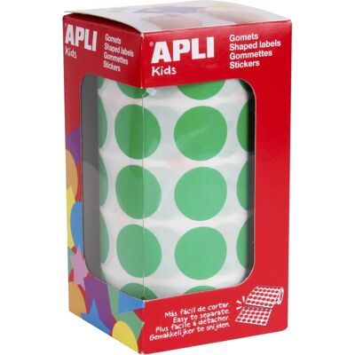 Apli Kindermotive - 20mm Grüne Runde - Lern- & Sicherheitsstickers Apli Kindermotive - 20mm Grüne Runde - Lern- & Sicherheitsstickers