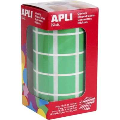 Apli Gomet Carré Vert 20mm - Type de Produit Apli Gomet Carré Vert 20mm - Type de Produit