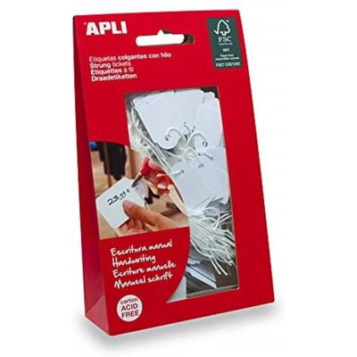 Apli Modèle 7006 Étiquettes de Prix Blanches - Étiquettes de Prix Apli Modèle 7006 Étiquettes de Prix Blanches - Étiquettes de Prix