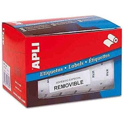 Rullo di Etichette Bianche 16x22mm - APLI Rullo di Etichette Bianche 16x22mm - APLI