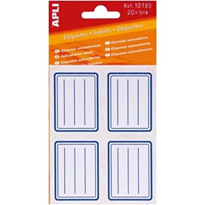 APLI Schul-Etiketten - 50x38mm - Weiß APLI Schul-Etiketten - 50x38mm - Weiß