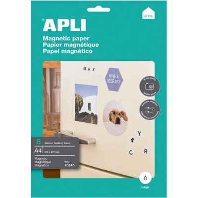 APLI 10245 Mágneses A4 Papír - 8 Lap APLI 10245 Mágneses A4 Papír - 8 Lap