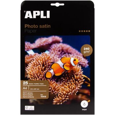 Apli Photo Satin A4 240g - Photo Paper Apli Photo Satin A4 240g - Photo Paper
