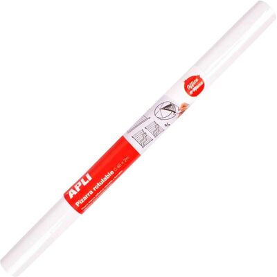 Apli Whiteboard Sticker Rolle - Wiederverwendbar, 0,45x2m, Dicke 110µm Apli Whiteboard Sticker Rolle - Wiederverwendbar, 0,45x2m, Dicke 110µm
