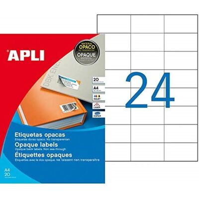 Étiquette Apli 70x37mm - Couverture Parfaite - Étiquette Étiquette Apli 70x37mm - Couverture Parfaite - Étiquette