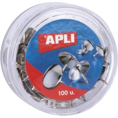 Épingles à tête ronde Apli - Acier nickelé - 10mm - 100 pièces Épingles à tête ronde Apli - Acier nickelé - 10mm - 100 pièces