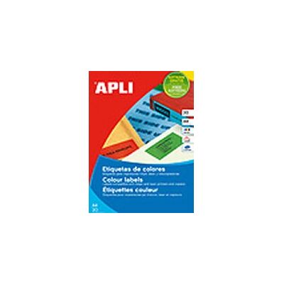 Etiquetas Autoadhesivas Verdes APLI 11837 - 2400 pcs Etiquetas Autoadhesivas Verdes APLI 11837 - 2400 pcs