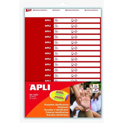 Apli kids Blå A4 ID-armband - Armband Apli kids Blå A4 ID-armband - Armband
