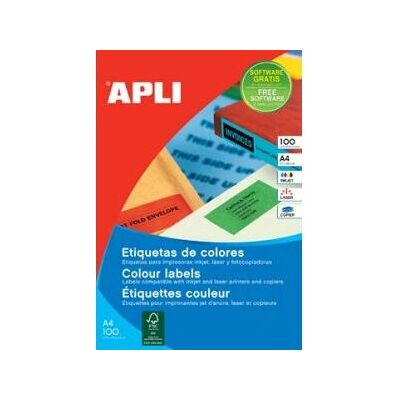 APLI SP-12991 Gelbe Selbstklebende Druckeretiketten - Etikettendrucker APLI SP-12991 Gelbe Selbstklebende Druckeretiketten - Etikettendrucker