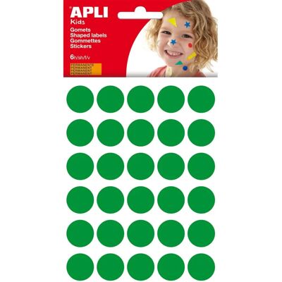 Apli Gomet Vert 20mm 180 Autocollants - Autocollants Apli Gomet Vert 20mm 180 Autocollants - Autocollants
