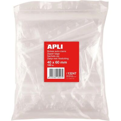 Generic - ZipAuto 40x60 - Transparente - Plástico - Sacos com zíper Generic - ZipAuto 40x60 - Transparente - Plástico - Sacos com zíper