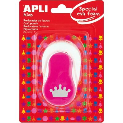 Poinçon couronne APLI - Papier, mousse, 25,4mm Poinçon couronne APLI - Papier, mousse, 25,4mm