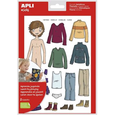 Apli Dressing Theme School Stickers - School Stickers Apli Dressing Theme School Stickers - School Stickers