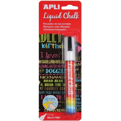 Marqueur de Craie Liquide Blanc Apli - Marquage Précis Marqueur de Craie Liquide Blanc Apli - Marquage Précis
