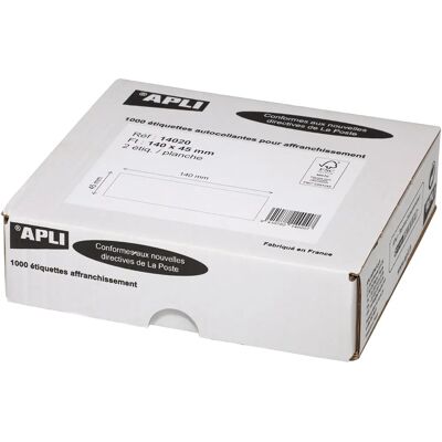 Agipa 140x45mm Labels - 1000 Adhesive Labels Agipa 140x45mm Labels - 1000 Adhesive Labels