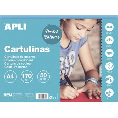 Carton Bleu Clair A4 170g - Carton Carton Bleu Clair A4 170g - Carton