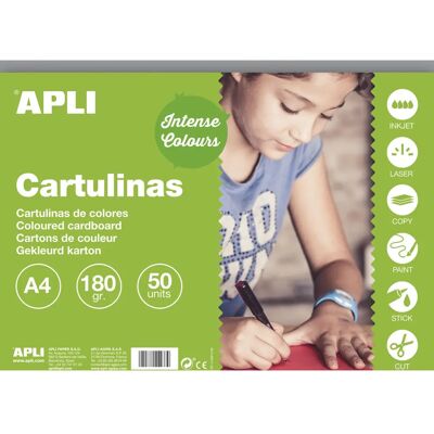 APLI 14242 Szürke A4 170 g/m² Kartonpapír APLI 14242 Szürke A4 170 g/m² Kartonpapír