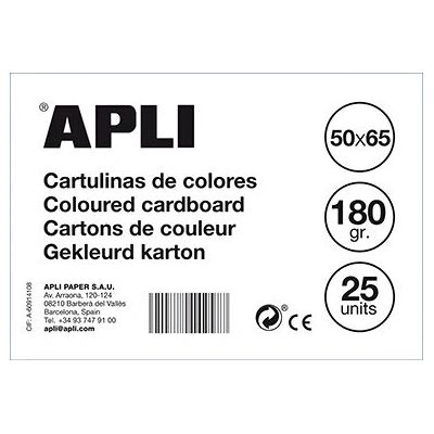 Cartoncino APLI 14269 - Blu scuro - 50x65cm - 25 fogli Cartoncino APLI 14269 - Blu scuro - 50x65cm - 25 fogli
