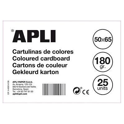 APLI 14274 Fuchsia Cards - 50x65cm, 25 Sheets APLI 14274 Fuchsia Cards - 50x65cm, 25 Sheets
