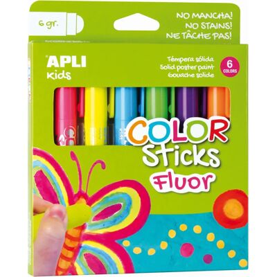 Apli 14404 Művészeti / kézműves játék - Fluoreszkáló színstift, 6 db Apli 14404 Művészeti / kézműves játék - Fluoreszkáló színstift, 6 db