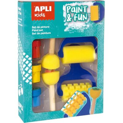 Apli Kids 15135 - Kleurenset met Stempels en Rollen Apli Kids 15135 - Kleurenset met Stempels en Rollen