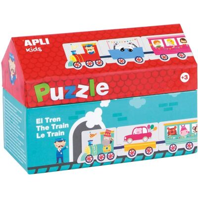 Puzzle Vlak Apli - 20 Kousků - Puzzle Puzzle Vlak Apli - 20 Kousků - Puzzle