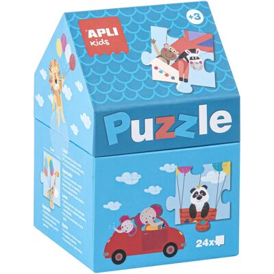 Puzzle APLI KIDS Casita Safari - 24 pièces Puzzle APLI KIDS Casita Safari - 24 pièces